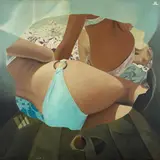 Armando Sendin, Biquini, 1977, óleo sobre tela