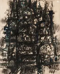 Sem Título by Darel Valença Lins, 1966, nanquim e guache sobre papel, offered Mar 2013