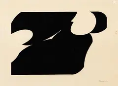 Sem Título by Fernando Lemos, 1962, nanquim sobre papel, offered Mar 2013