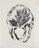 Frans Krajcberg, Folha, 2003, xilogravura sobre papel de arroz japonês