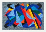 Claudio Tozzi, Geométrico, guache sobre papel