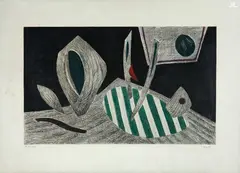 Henri Goetz, Sem Título, gravura em metal sobre papel