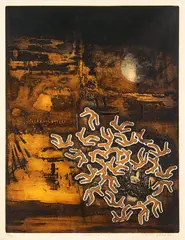 Cosmonautas by Isabel Pons, 1966, litogravura sobre papel, offered Mar 2013