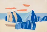 Bramante Buffoni, Marinha com Pedras, 1983, óleo sobre tela