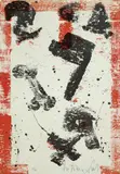 Antonio Dias, Sem Título, litogravura sobre papel