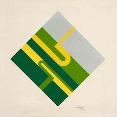 Sem Título by Ivan Serpa, 1968, serigrafia sobre papel, offered Nov 2012