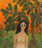 Elza O. S., Fruto Proibido, 2005, óleo sobre placa