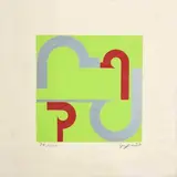 Ivan Serpa, Sem Título, 1972, serigrafia sobre papel