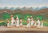 Retorno da Lavoura by Fulvio Pennacchi, 1982, óleo sobre placa, offered Nov 2012