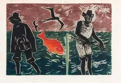 Sem Título by Oswaldo Goeldi, xilogravura sobre papel, offered Nov 2012