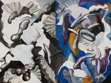 Takashi Fukushima, Black and Blue (díptico)
