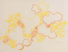 Vênus by Milton Dacosta, 1969, desenho a caneta hidrocor sobre papel, offered Nov 2012