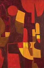 Abstrato Geométrico by Alice Brill, 1969, óleo sobre tela, offered Nov 2012