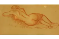 Aristide Maillol, Therese, dibujo fue expuesto en todas las grandes exposiciones de Maillol, como la de Japon de