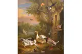 Pajaros by Jakob Bogdani, Oleo sobre tela, offered Aug 2026