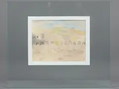 Albert Marquet, Vista en Argelia, Lapiz y acuarela sobre papel