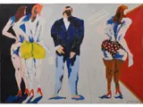 Carlos Gorriarena, Escaparate, Acrílico sobre tela