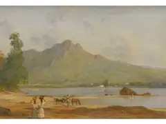 Paisaje - estancia by Juan León Pallière, Oleo sobre tela sobre un carton, offered Aug 2026