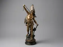 Louis Moreau, Chasseur d`aigles, sculpture