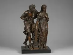 Henry Étienne Dumaige, Pareja, bronce