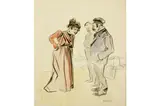 Jean-Louis Forain, Figuras, Tecnica mixta