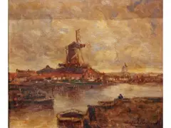 Stephen Koek Koek, Paisaje con molino