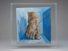 Ricardo Cinalli, El pie de San Sebastian, Tempera