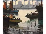 Dia gris by Benito Quinquela Martín, Oleo sobre hardboard, offered May 2026