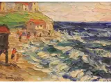 Playa de Mar del Plata by Benito Quinquela Martín, Oleo, offered May 2026