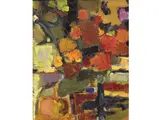 Alberto Russo, Abstraccion, Oleo sobre  Mide 50 x 40 cm