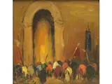 Stephen Koek Koek, Procesion, Oleo sobre tabla