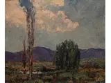 Paisaje - Córdoba by Luis Isabelino Aquino, Oleo sobre cartón, offered May 2026