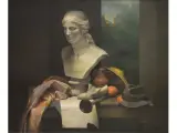 Roger Mantegani, Composición, Oleo sobre tela