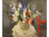 Héctor Basaldúa, Vaso de flores y silla roja