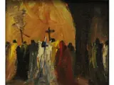 Stephen Koek Koek, Procesion, Oleo sobre tabla