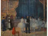 Thibon de Libian, Bambalinas, Oleo sobre tela