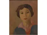 Ramón Gómez Cornet, Retrato de niña, Oleo