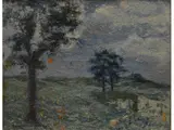 Paisaje by Benito Quinquela Martín, Oleo sobre carton, offered Dec 2025