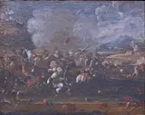 Jacques Courtois, Batalla, Oleo sobre tela