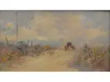 Paisaje con carreta by Carlos de la Torre, Oleo sobre carín, offered Dec 2025