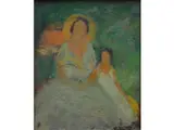 Cesáreo Bernaldo de Quirós, Madre e hija