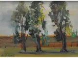 Raúl Soldi, Paisaje, Oleo sobre carín