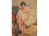 Alejandro Christophersen, Bailarina, Oleo sobre carín