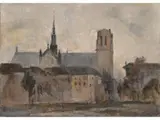 Notre Dame by Francisco Travieso, Oleo sobre tela, offered Dec 2025
