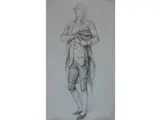 Retrato de caballero by François Joseph Vernay, Lápiz sobre papel, offered Dec 2025