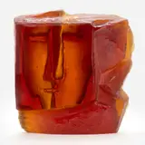 Stanislav Libenský, & Jaroslava Brychtova "The Kiss" Glass Sculpture, circa 1957