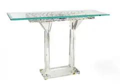 Jon Kuhn, Dichroic Glass Sculpture Top Table 1997, 'Il Tavolino', 1997, Dichroic Glass Sculpture Top Table