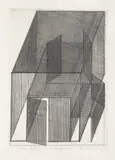Stanislav Kolíbal, A Composition, 2007, Drypoint on paper
