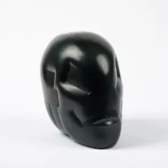 Hede Bühl, Kopf, 1980, Bronze, dunkelbraun patiniert