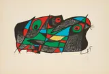 Joan Miró, Fotoscop, 1974, Farblithografie auf Guarro